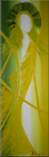 Engel der Begegnung - [�l auf Leinwand, 2005]