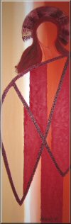 Engel der Liebe - [�l auf Leinwand, 2005]