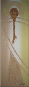 Engel der Stille - [�l auf Leinwand, 2005]