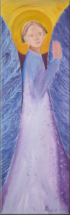 Engel des Gebets - [�l auf Leinwand, 2005]