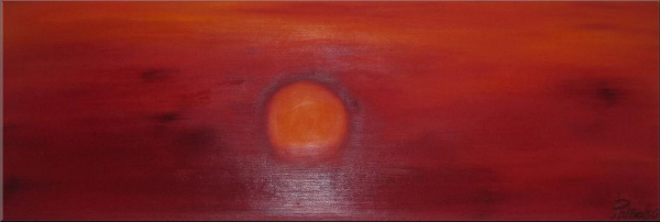 Sonnenuntergang - [�l auf Leinwand, 2007]